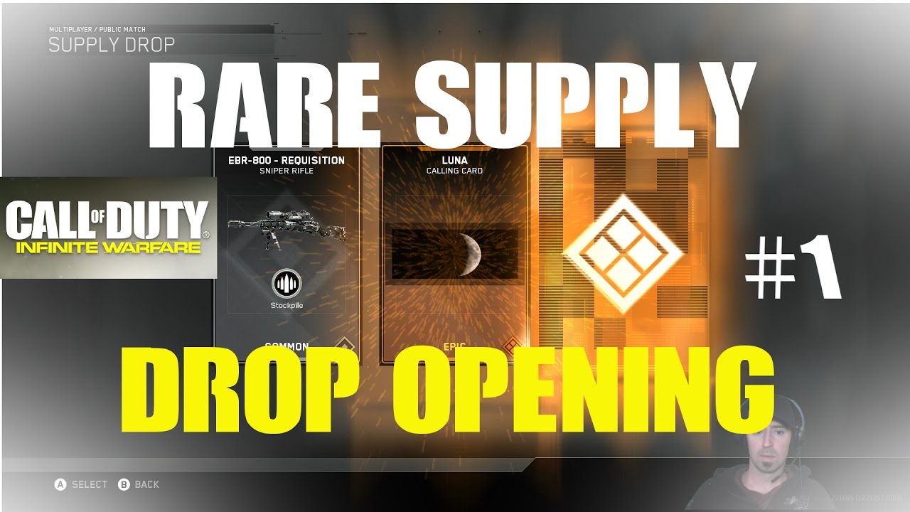 First Rare Supply Drop Openings - Call of Duty Infinite Warfare