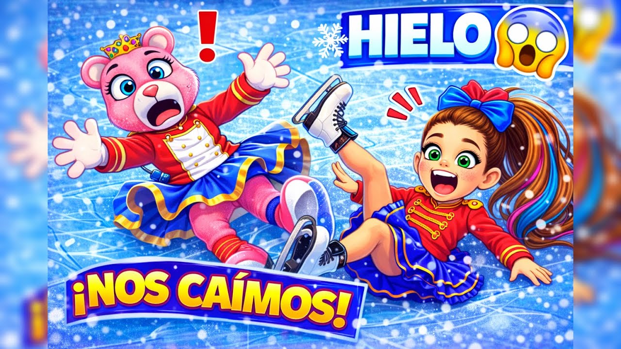 😱 SE CAEN EN EL HIELO ❄️⛸️ | Giggles Kids