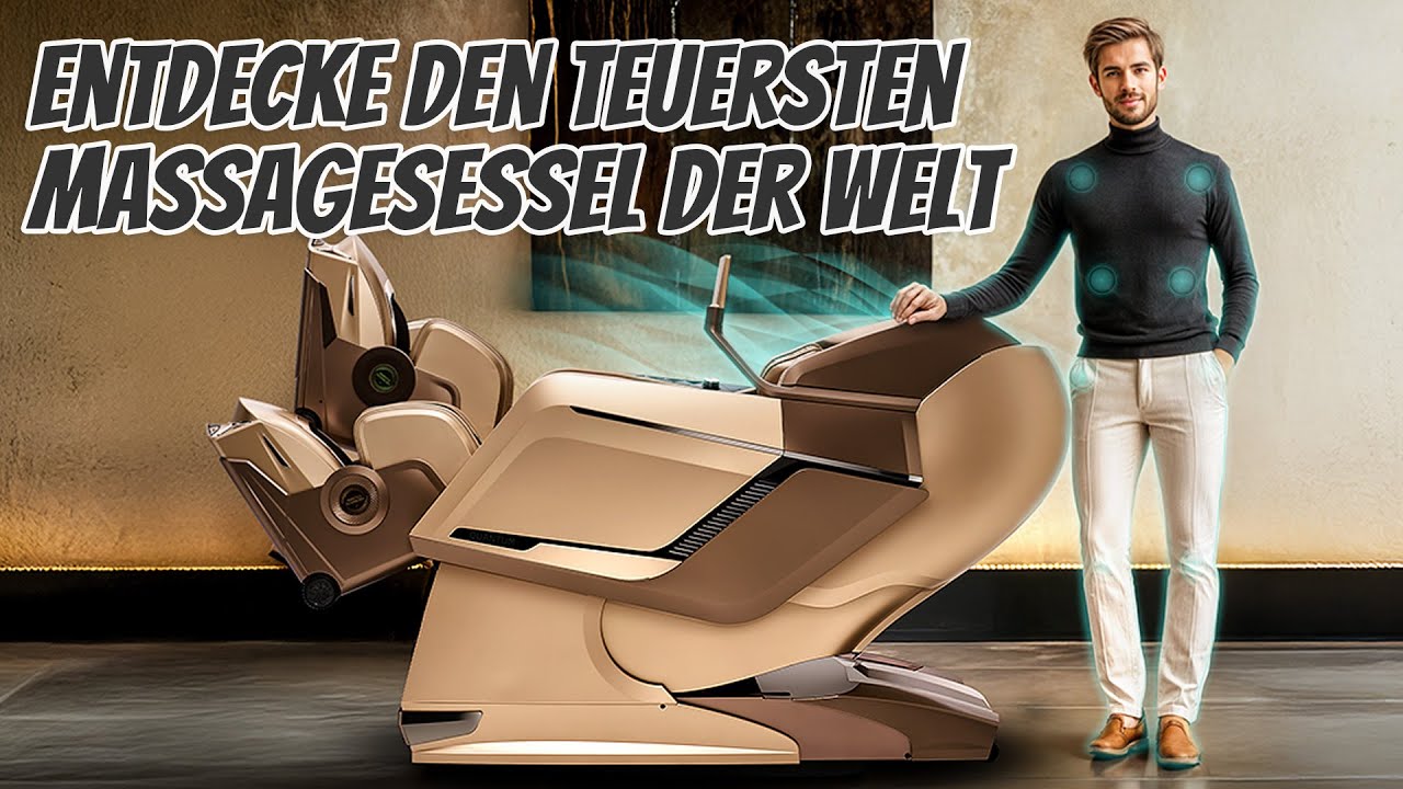 Entdecke den teuersten Massagesessel der Welt