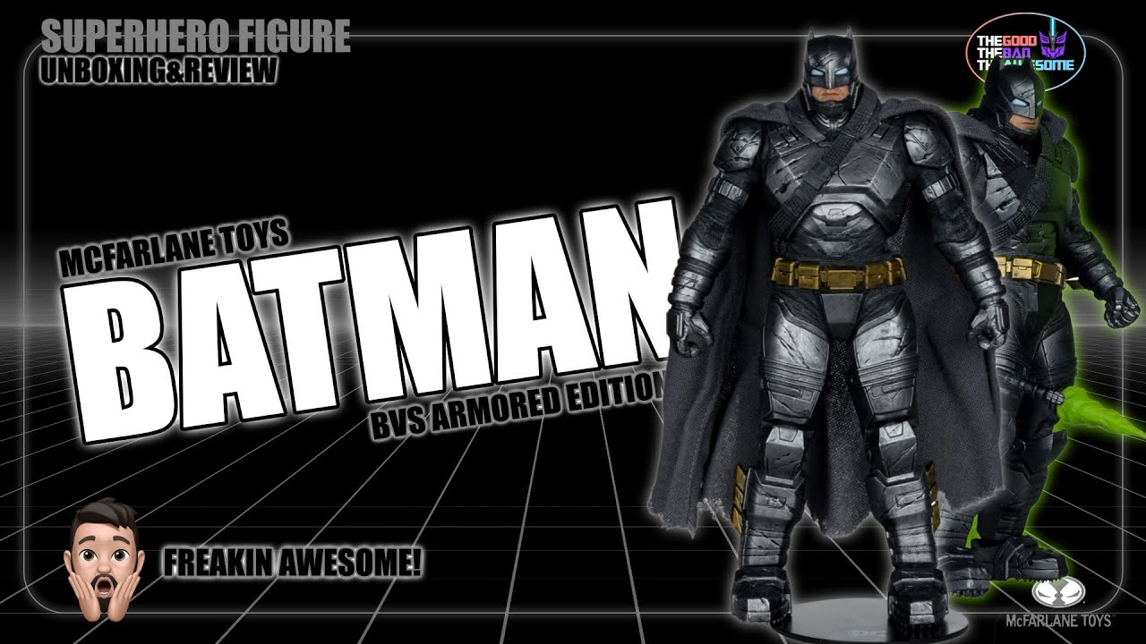 McFarlane Toys Armored Batman Review Batman Vs Superman Edition - Platinum or Regular?