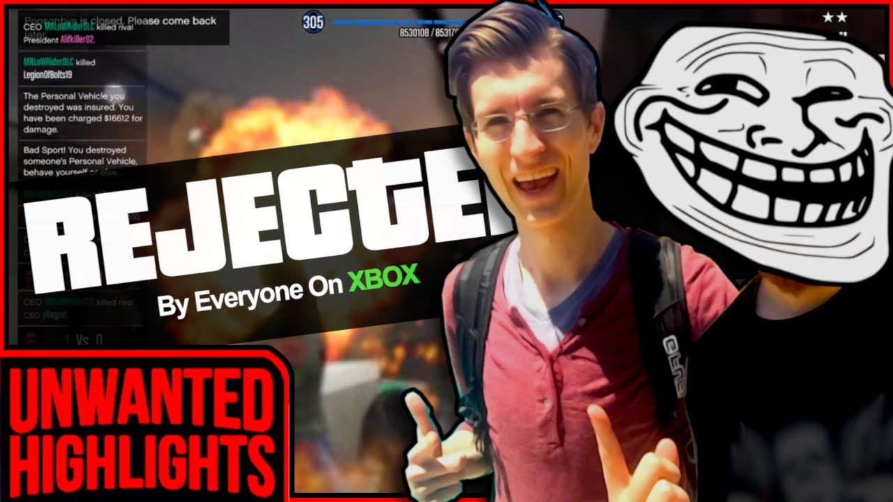 MrBossFTW returns to XBOX, causing all TROLLS to UNITE in GRIEFING him!