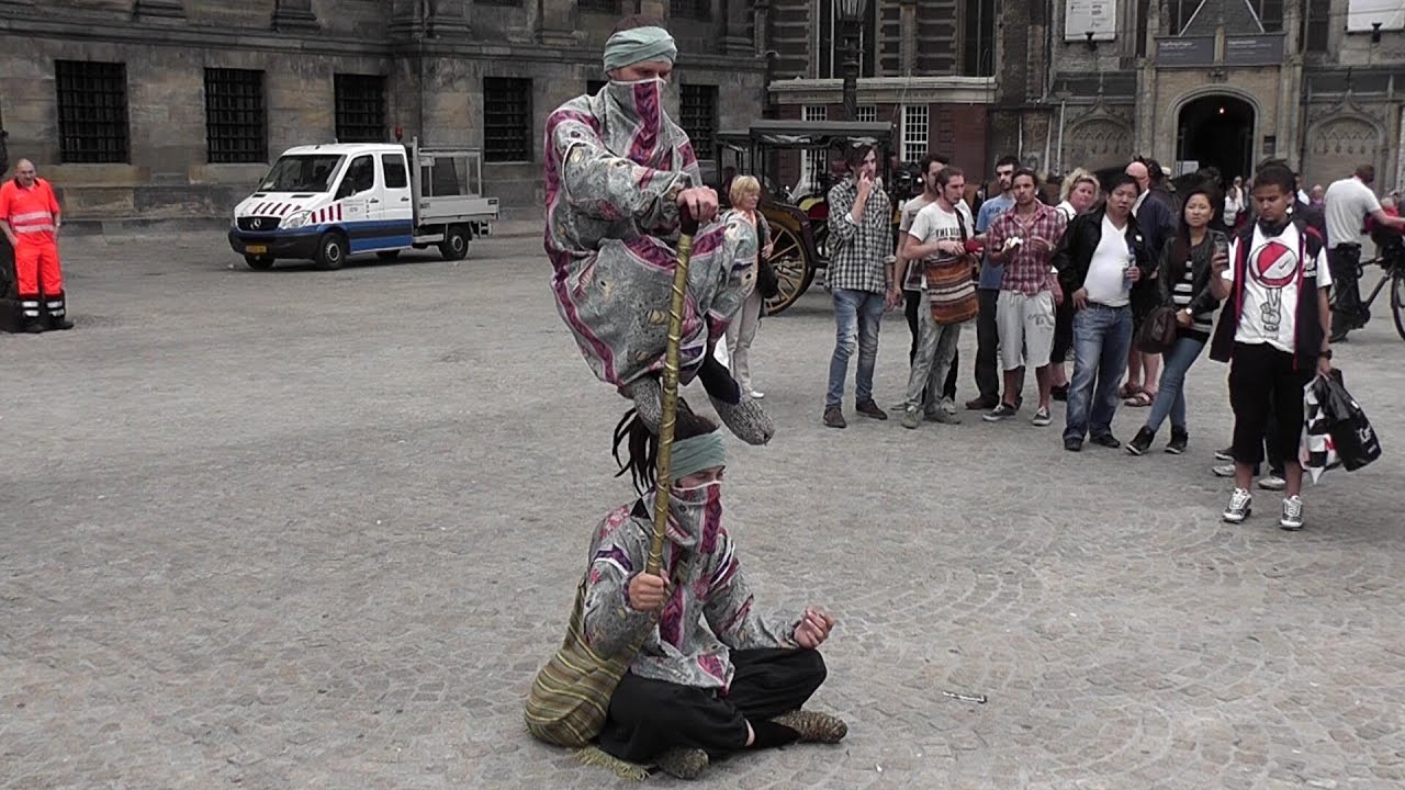 Amsterdam.Strassenk&uuml;nstler.  Street performers. Амстердам.Уличные артисты.