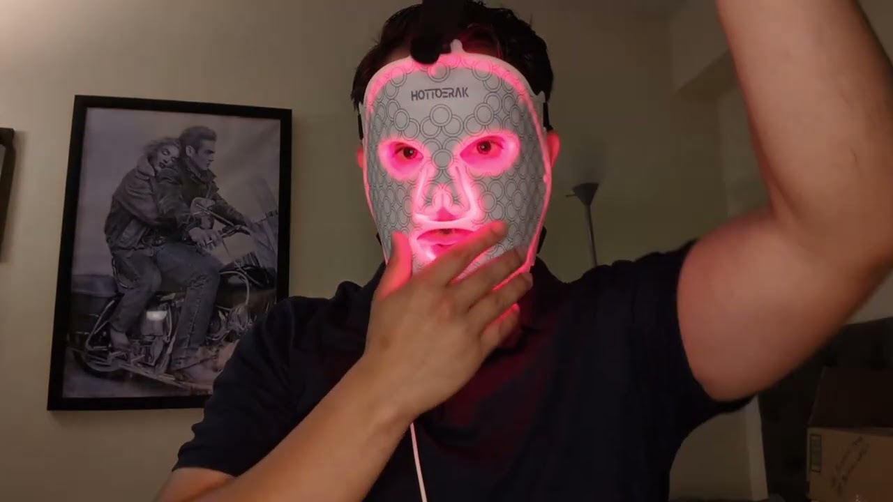 Honest review of red light therapy mask - hottoerak