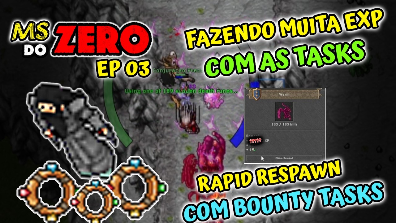 MS DO ZERO – EP 03 | BOUNTY DE WYRMS DEU MUITA EXP! RAPID RESP (38-63)