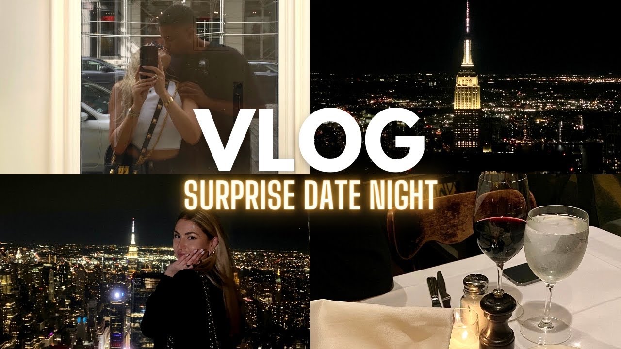 NYC vlog ♡ surprising my boyfriend with a fun date night in NYC! The Edge + Keens Steakhouse ❤️