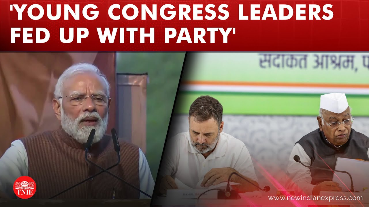 Congress leaders say no one can save the party: Narendra Modi