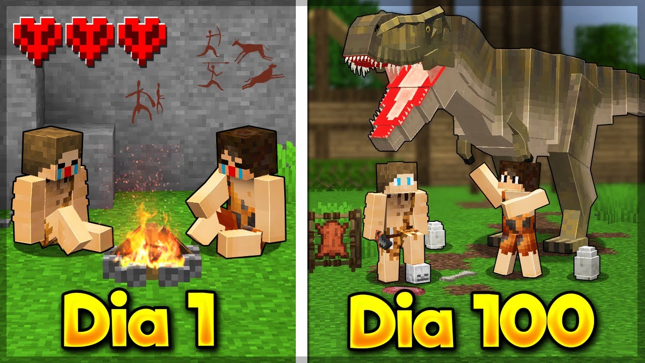 SOBREVIVI 100 DIAS NA ERA DA PEDRA! / PRIMALCRAFT - O FILME