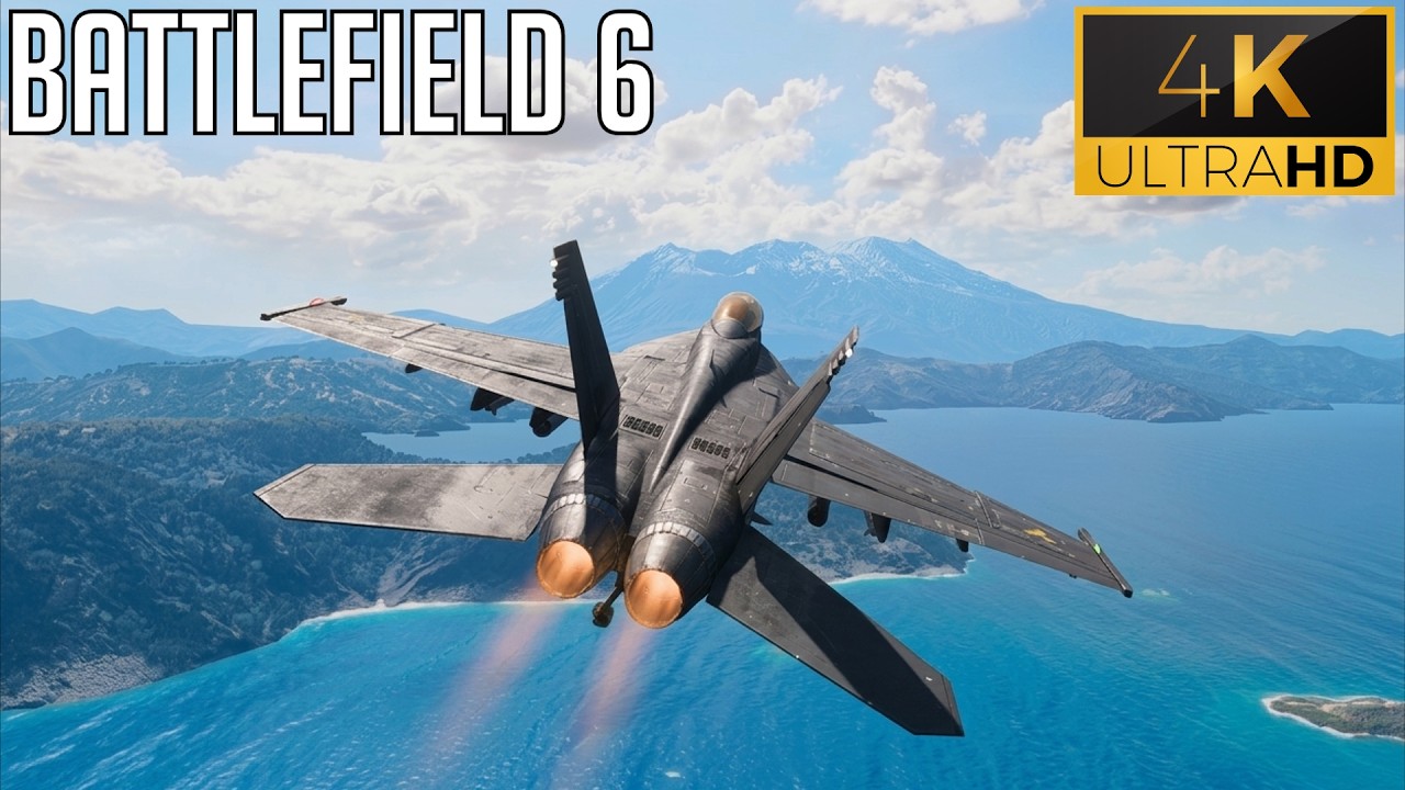Battlefield 6 - F18 Hornet Jet Gameplay [4K OVERKILL]