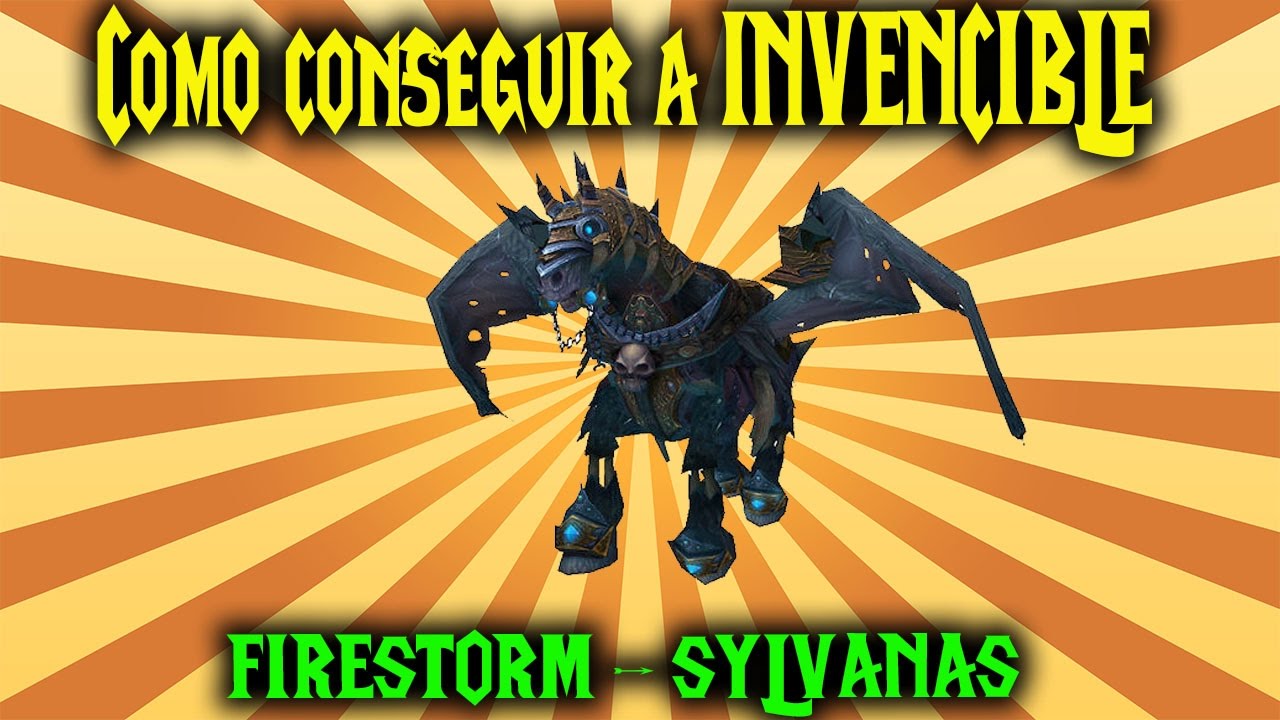 Wow: Como Conseguir a Invencible (Montura) FIRESTORM