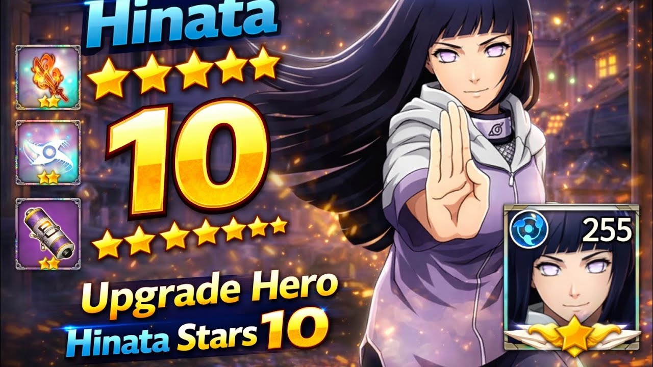 Upgrade Hero Hinata Stars 10 || Gameplay Day 55 Ninja Ogi