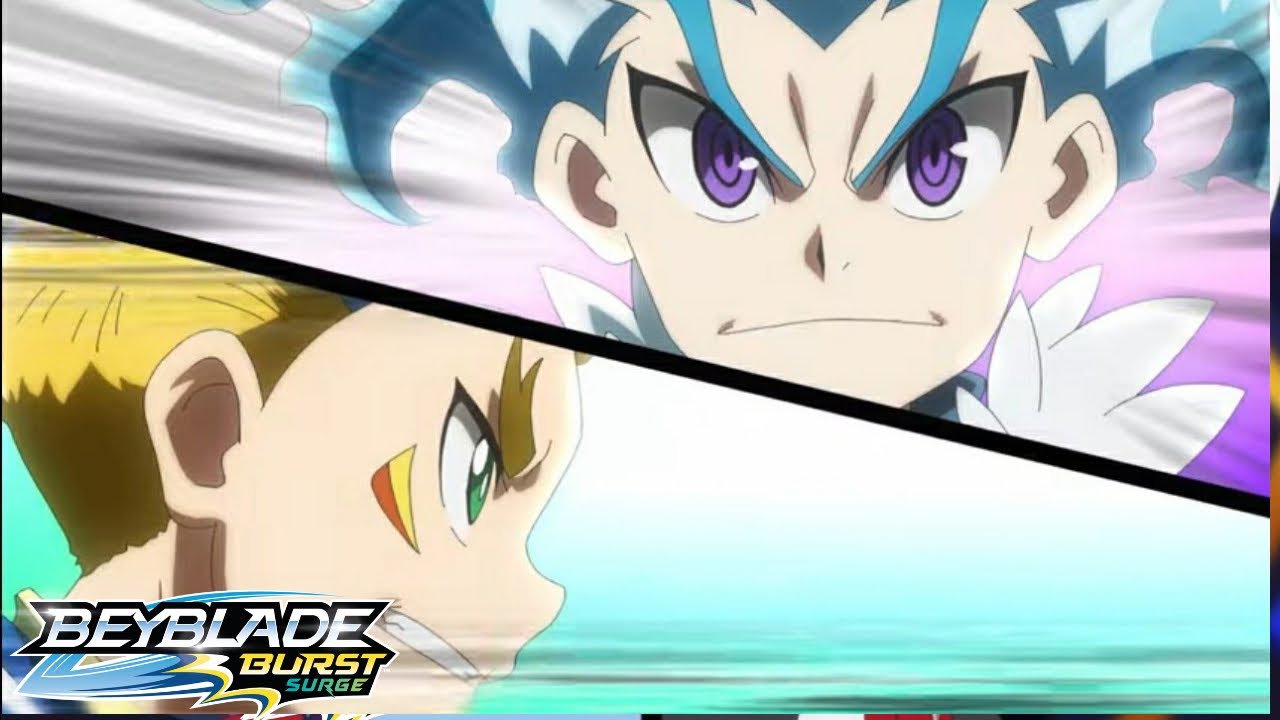 Beyblade Burst Surge ENGLISH DUB EP 23 Hikaru & Hyuga vs Lui & Dante