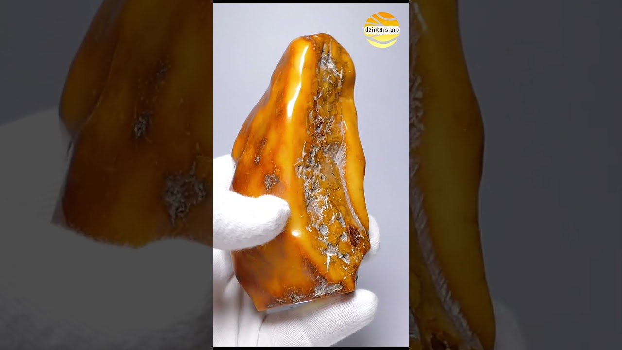 Collection Baltic amber stone in ogange/butterscotch colors - Collection amber gemstone - big (lump)