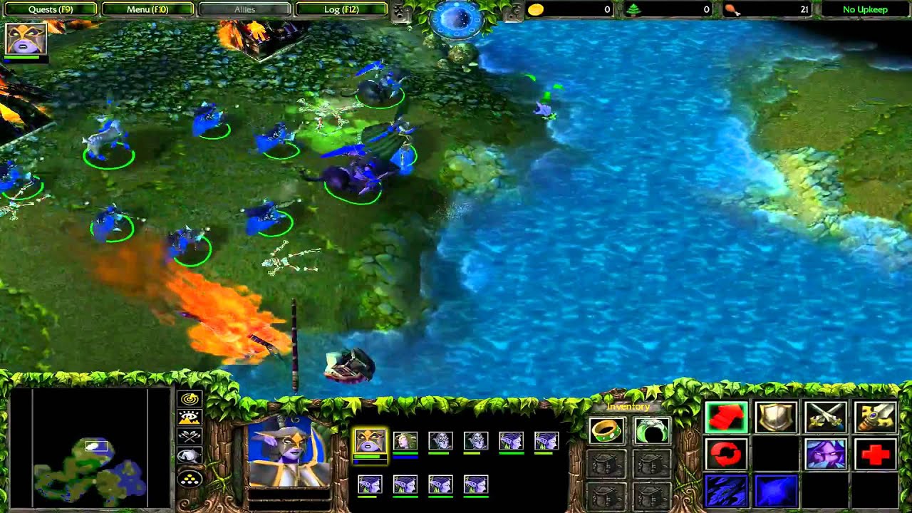 Warcraft 3 FT Hard Elf 1 - The Rise of the Naga