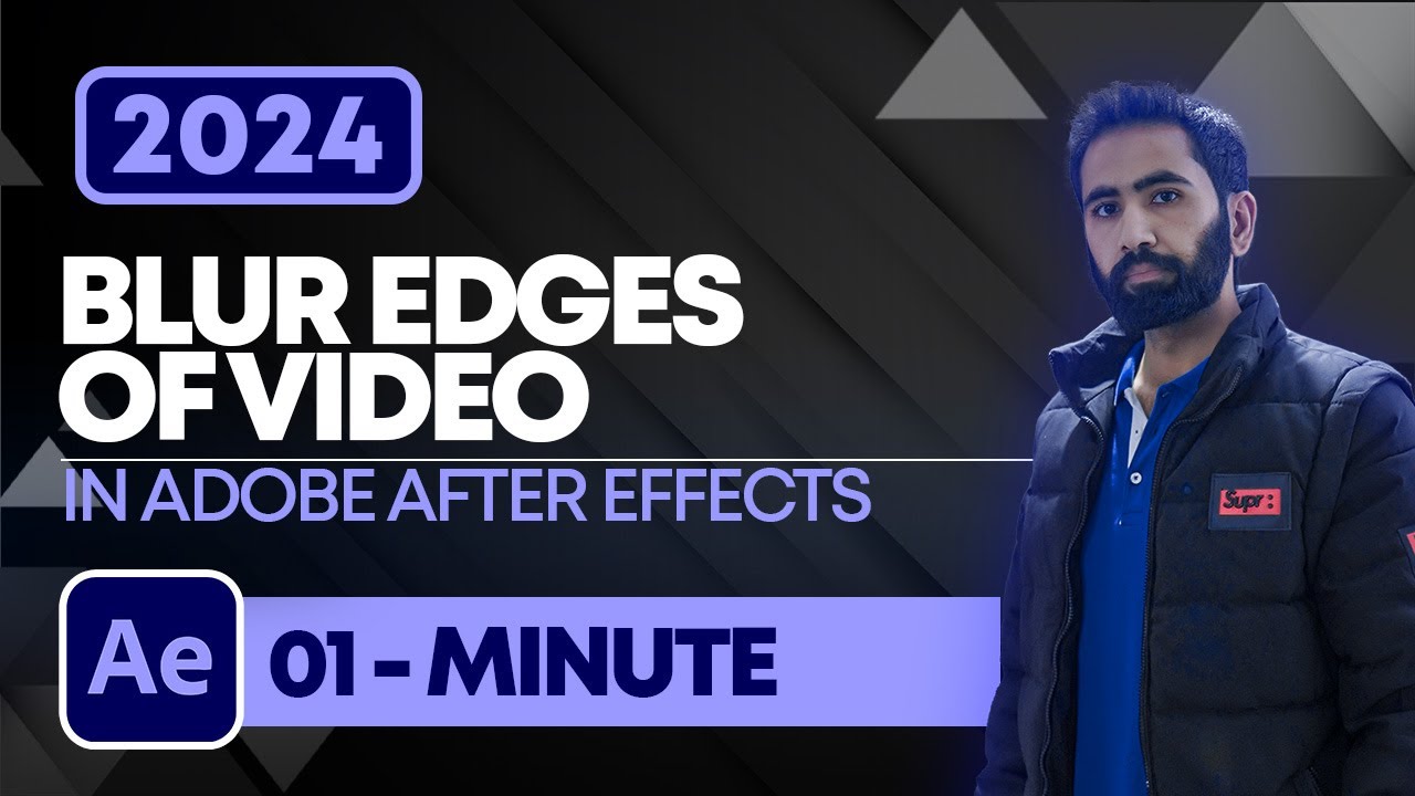 Как размыть края видео в After Effects 2024 | Учебник по размытию краев в After Effects