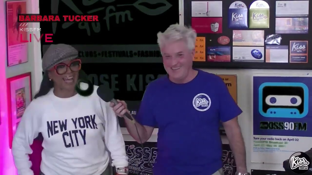 Barbara Tucker on The  Kiss Lime Light with Timmy Byrne