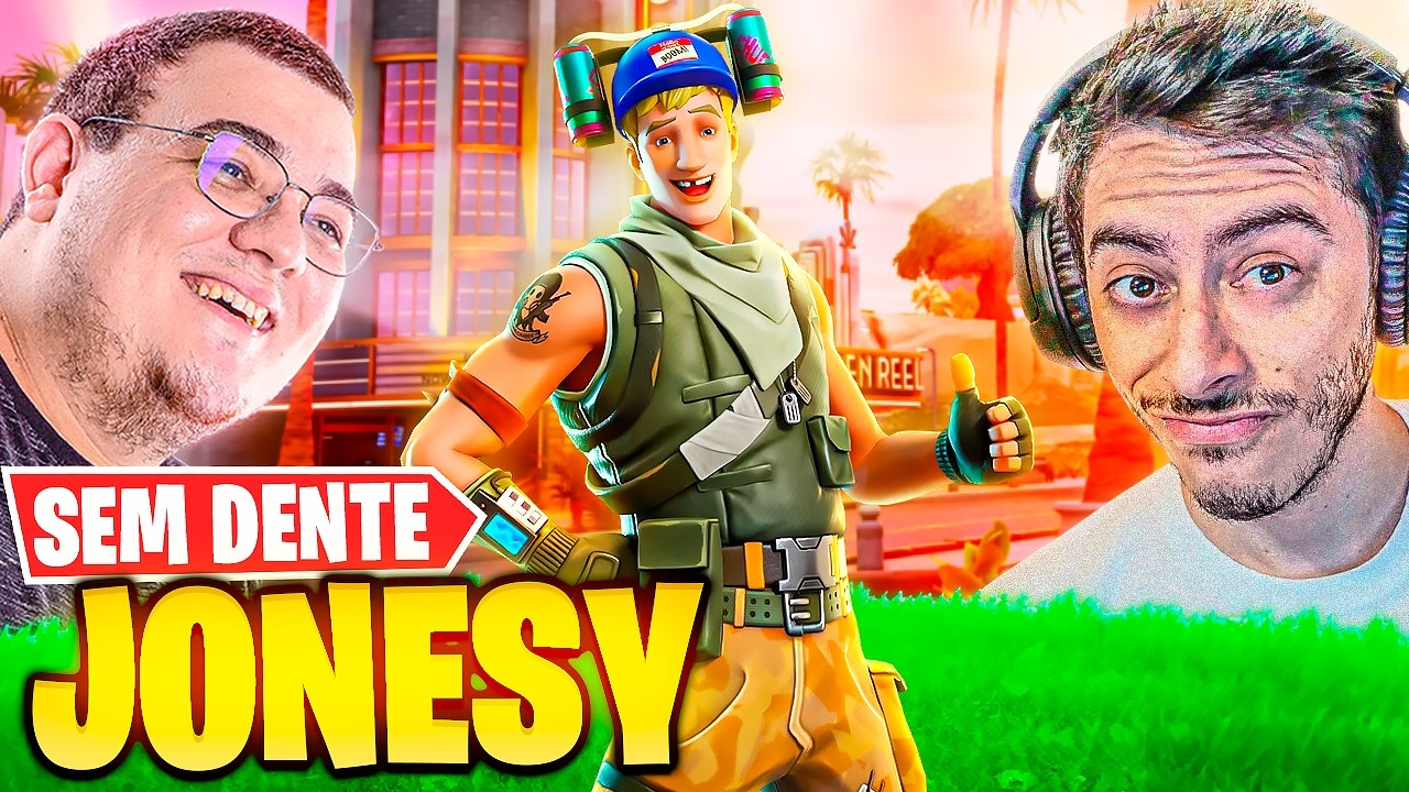 DUO PATRIOTA + NOVO JONESY SEM DENTE?! 😱🔥 E NUNCA MAIS VAMOS VIAJAR NO FORTNITE?