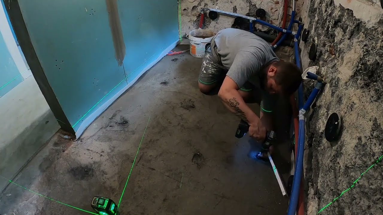 Samopoziom W Łazience #REMONT STAREGO DOMU