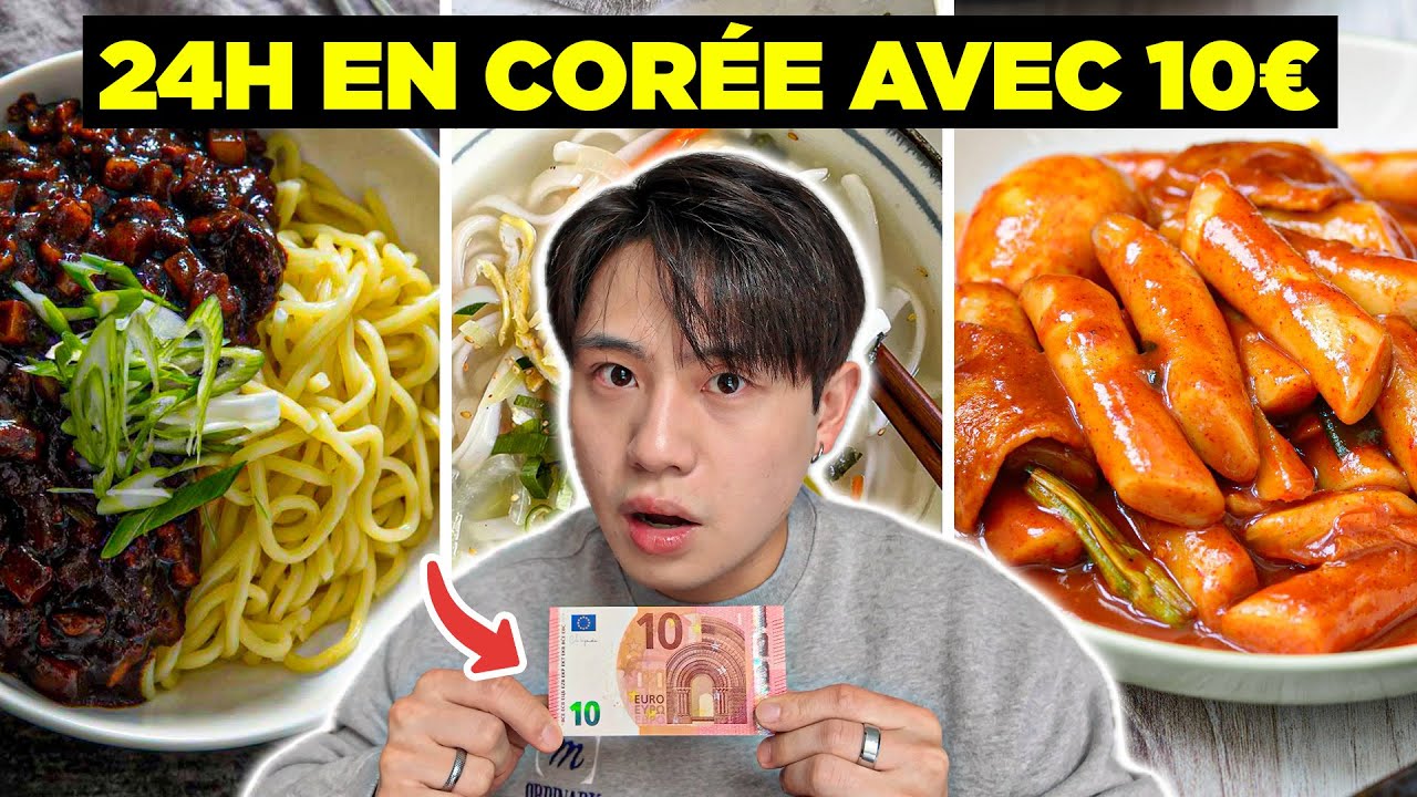Je Survis 24H avec 10&euro; en Cor&eacute;e du Sud