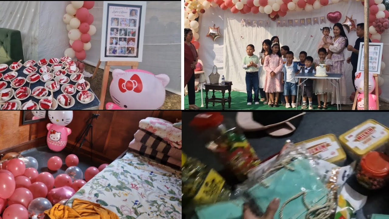 Celebrating my baby's 1st birthday 🎂 🥳// heavy preparation going for liagha's birthday/birthday vlog