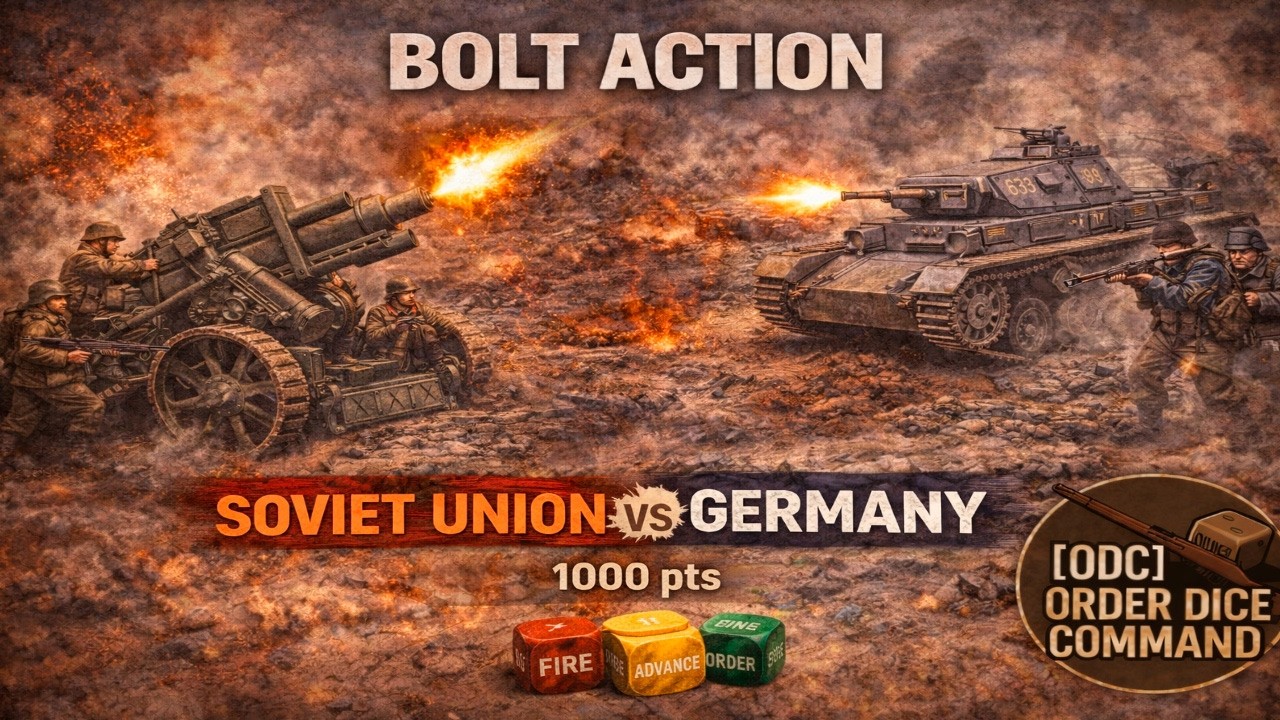 Germany vs USSR (MW) 1000pts – Seek & Destroy | Dice Betrayed the Red Army 😆 [ODC]