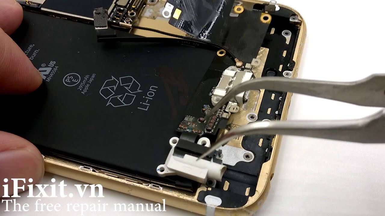 Hướng dẩn thay dây cable xạc lightning iphone 6 plus