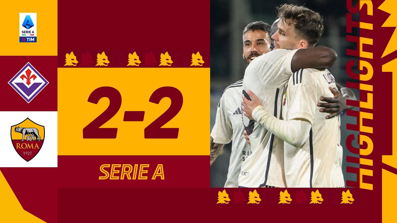 Fiorentina 2-2 Roma | Serie A Highlights 2023-24