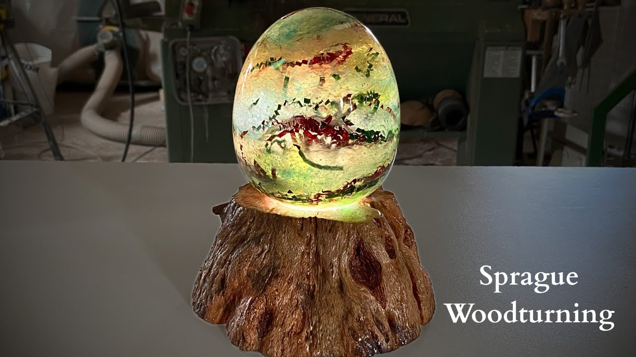 Woodturning - The Easter Egg Night Light