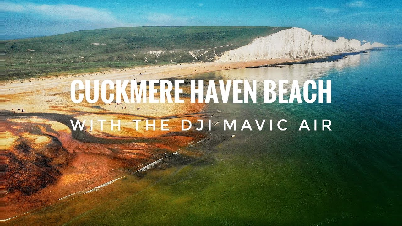 Cuckmere Haven Beach with the DJI Mavic Air