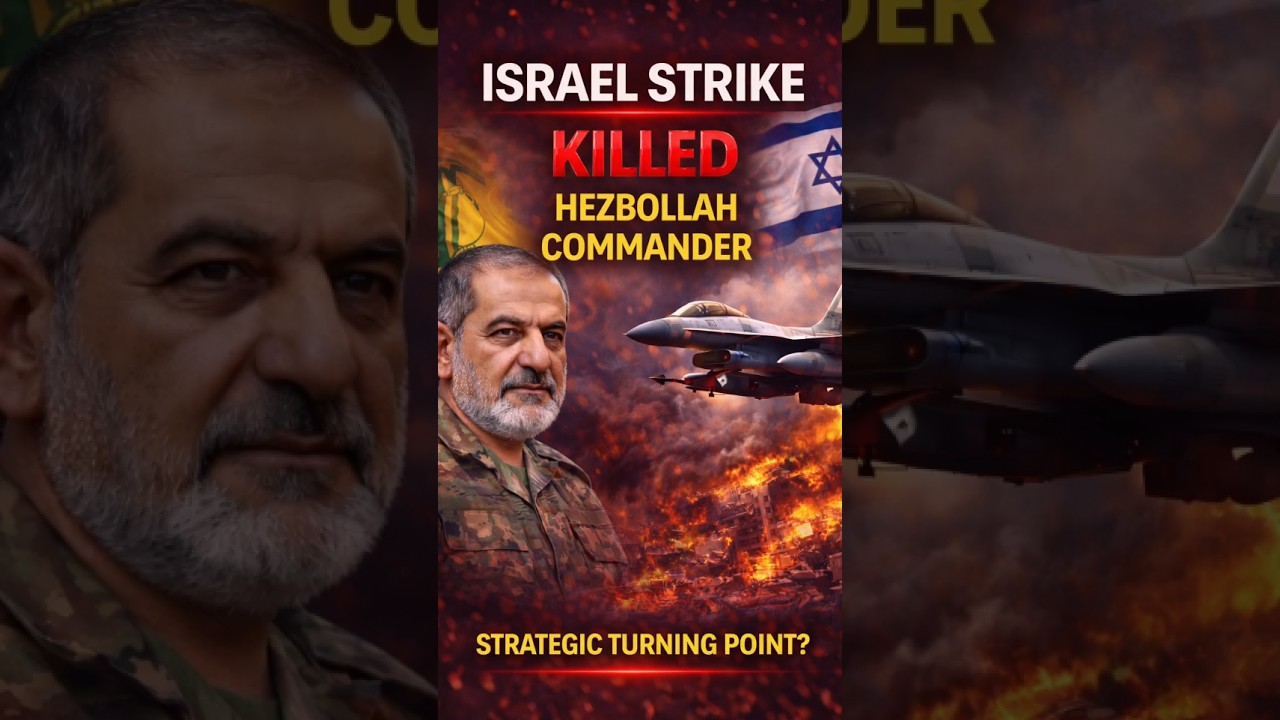 🚨Breaking News: Israeli Strike Kills Top Hezbollah Commander