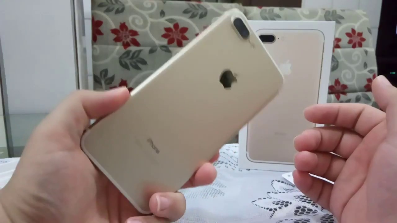 iPhone 7 Plus - UNBOXING (Dourado)