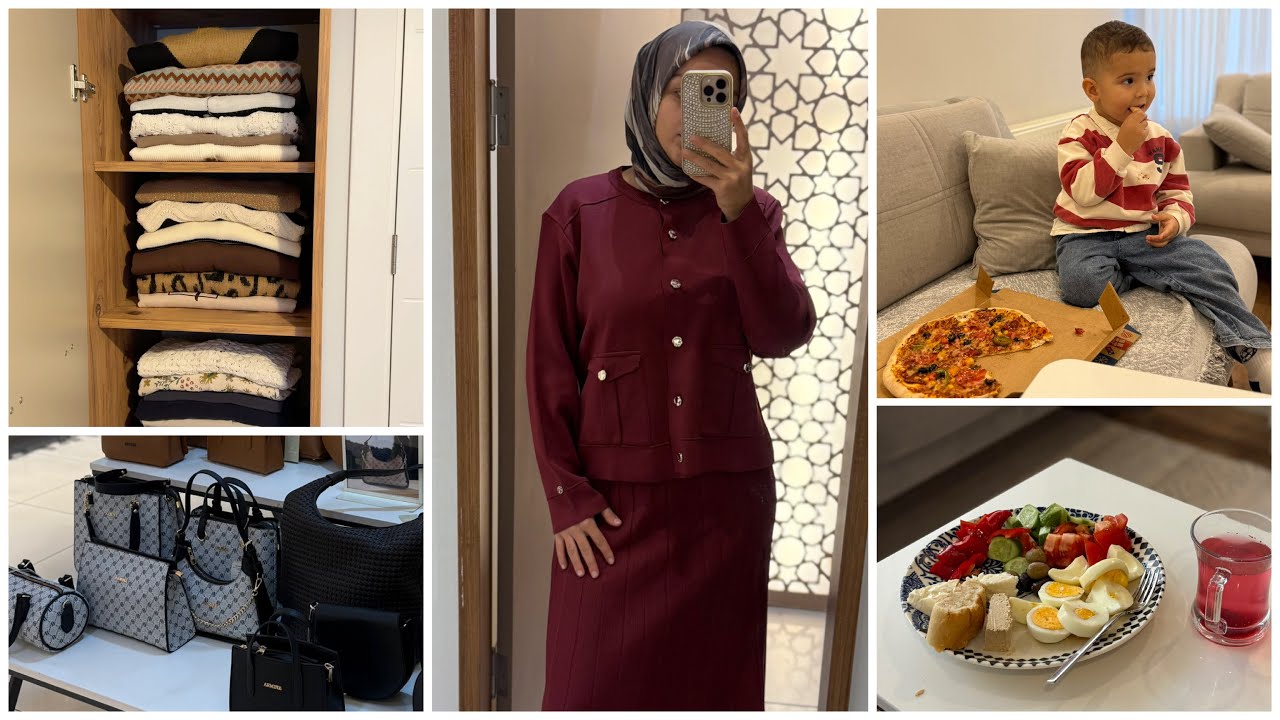 DOLAP D&Uuml;ZENİM 😍 KIYAFET ALIŞVERİŞİM 😍 G&Uuml;NL&Uuml;K Vlog 🌸