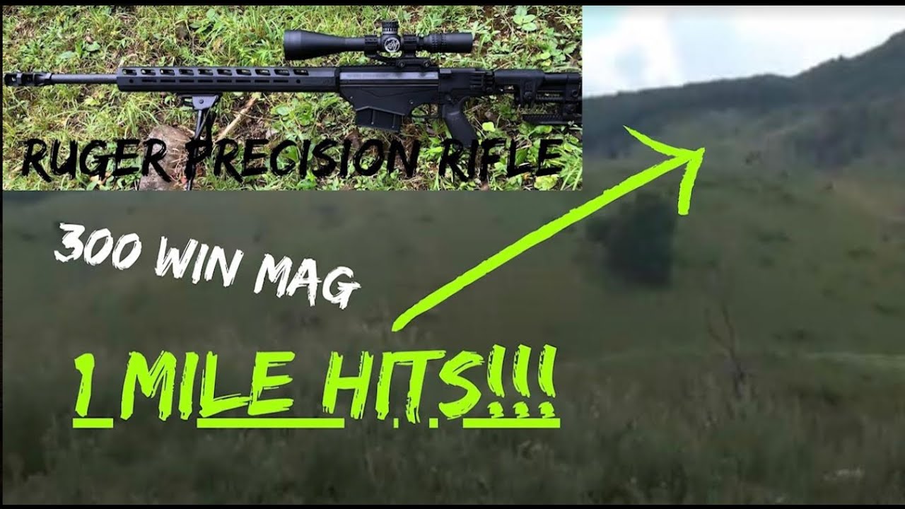 Одну милю с RPR 300 Win Mag!!! Может ли винтовка Ruger Precision Rifle поразить цель на милю... О...