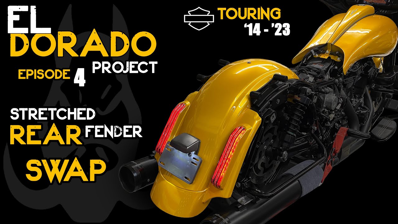 Замена растянутого заднего крыла Harley — Touring — El Dorado Project EP4