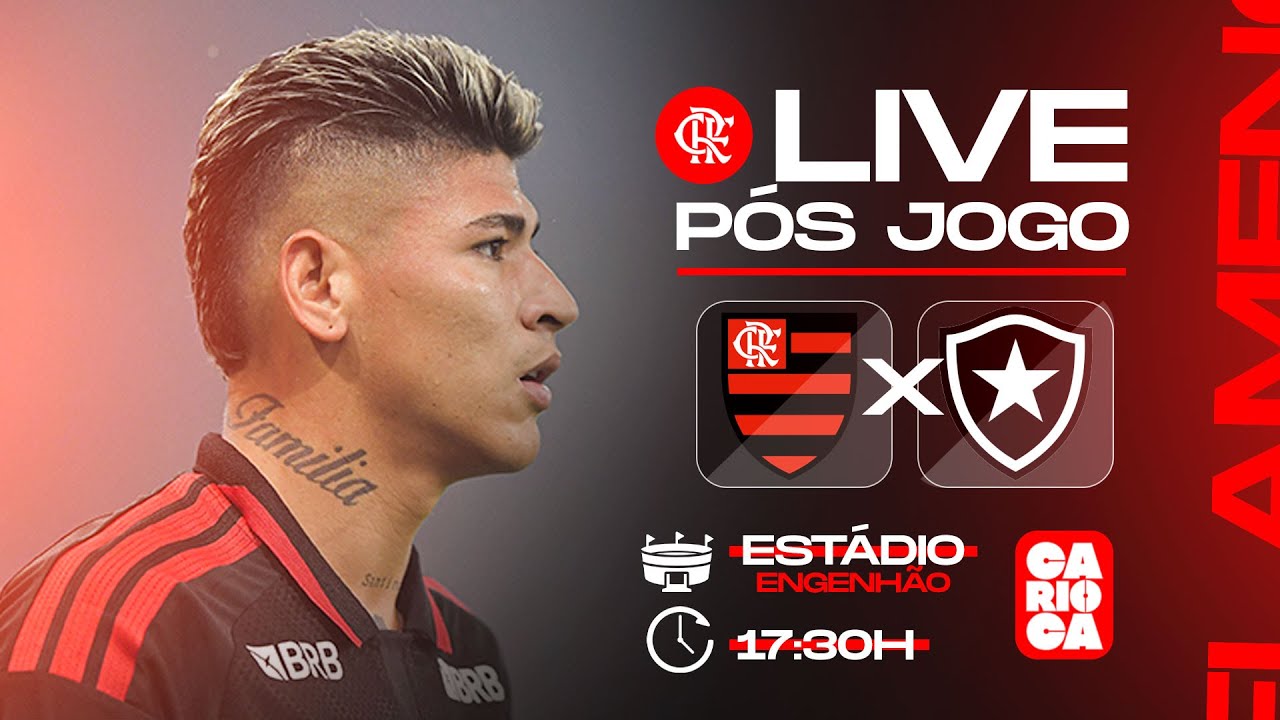 Pós-jogo de Flamengo x Botafogo pelo Campeonato Carioca