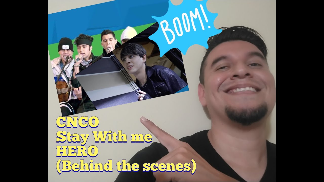 || REACCION || CNCO - STAY WITH ME // HERO (BEHIND THE SCENES)