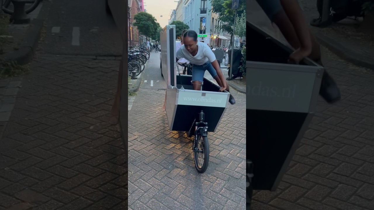 POV Amsterdam from a bakfiets 🚲 