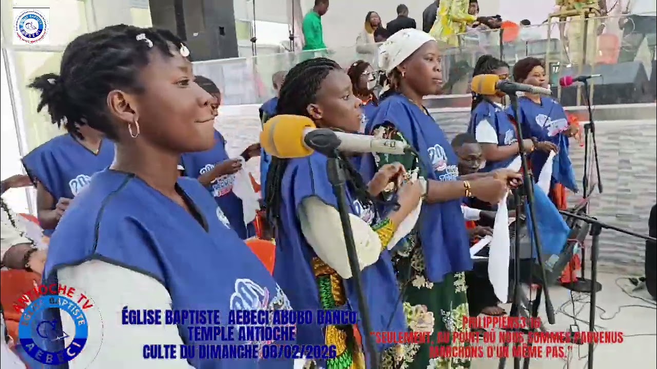 Fin du culte du Dimanche 08/08/2026 avec la chorale trompette de Jéricho.
