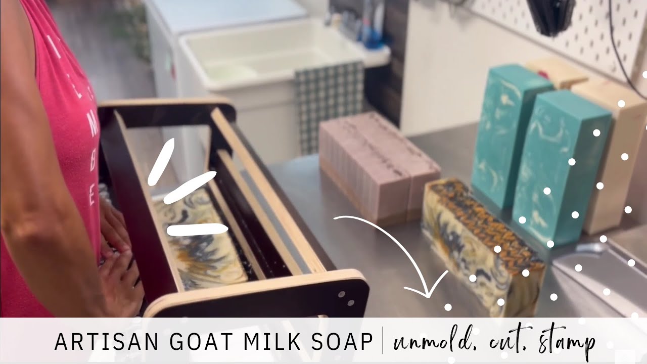 From Mold to Curing Rack: 80 Bars of Goat Milk Soap | Behind the Scenes