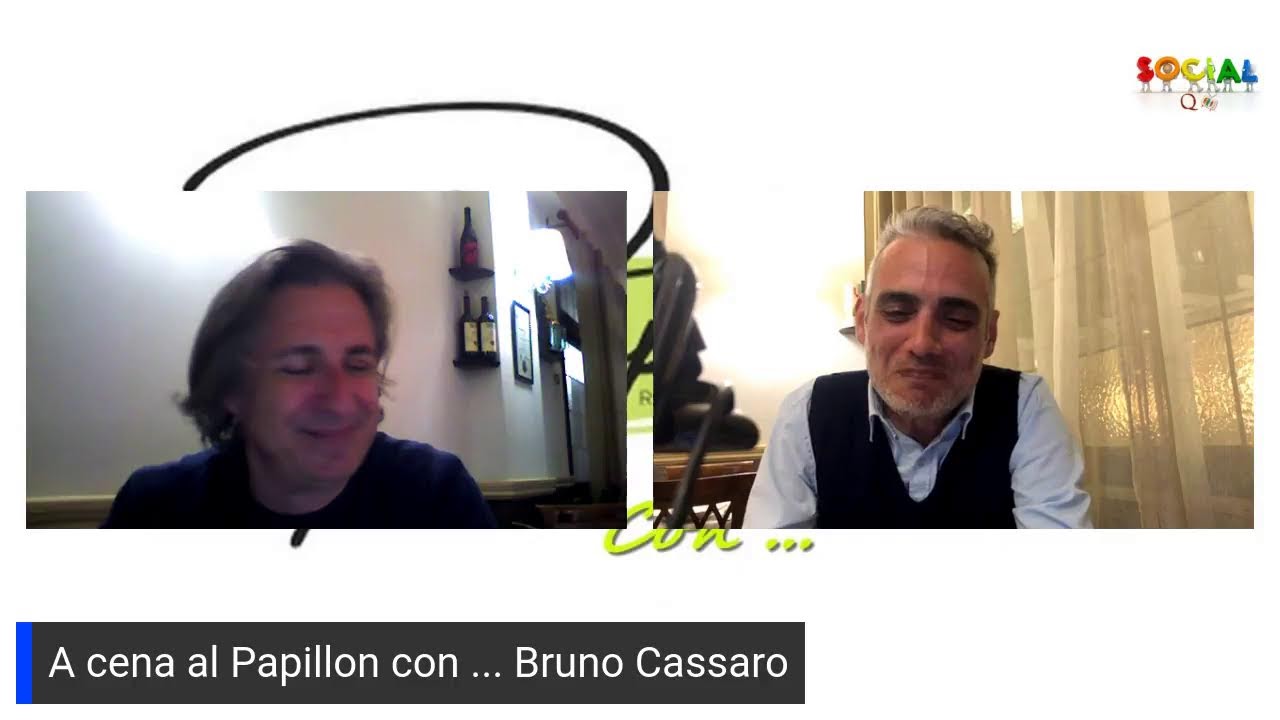 A CENA AL PAPILLON CON ... BRUNO CASSARO 18/04/2023.