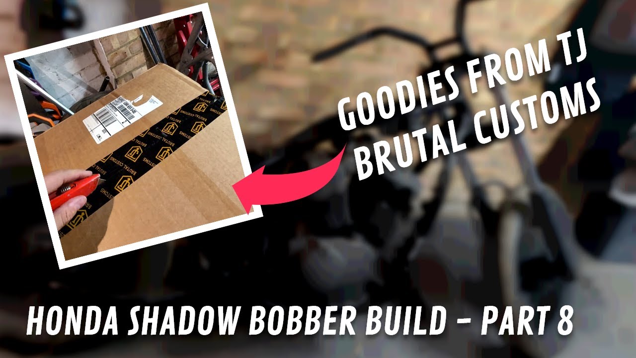 Honda Shadow Bobber Build | Part 8 - Unboxing Parts from TJ BRUTAL CUSTOMS