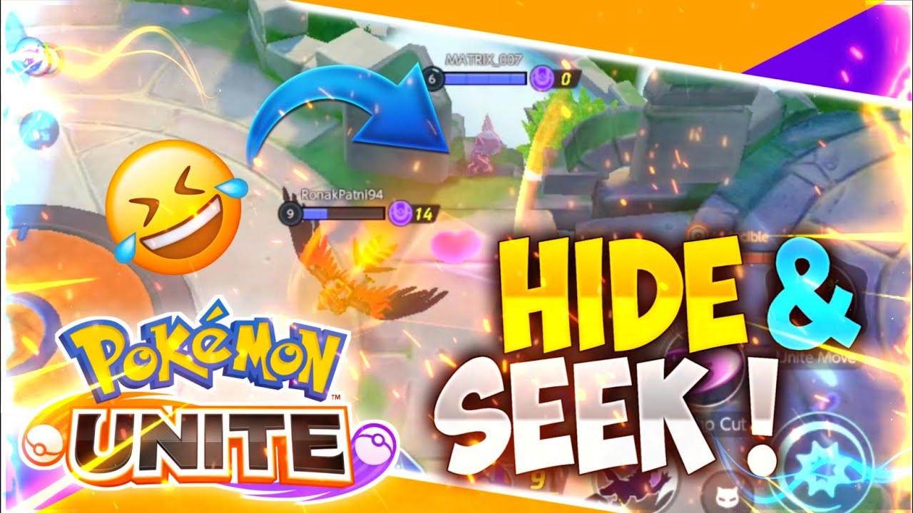 Hide And Seek In Pokemon Unite 😂|Pokemon Unite Hindi Gameplay|