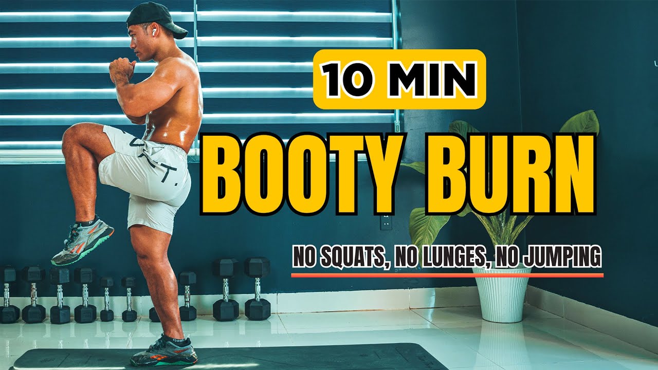 Grow Your Booty in 10 Minutes 🍑🔥 (Standing • No Squats • No Jumping)#exercise #gym