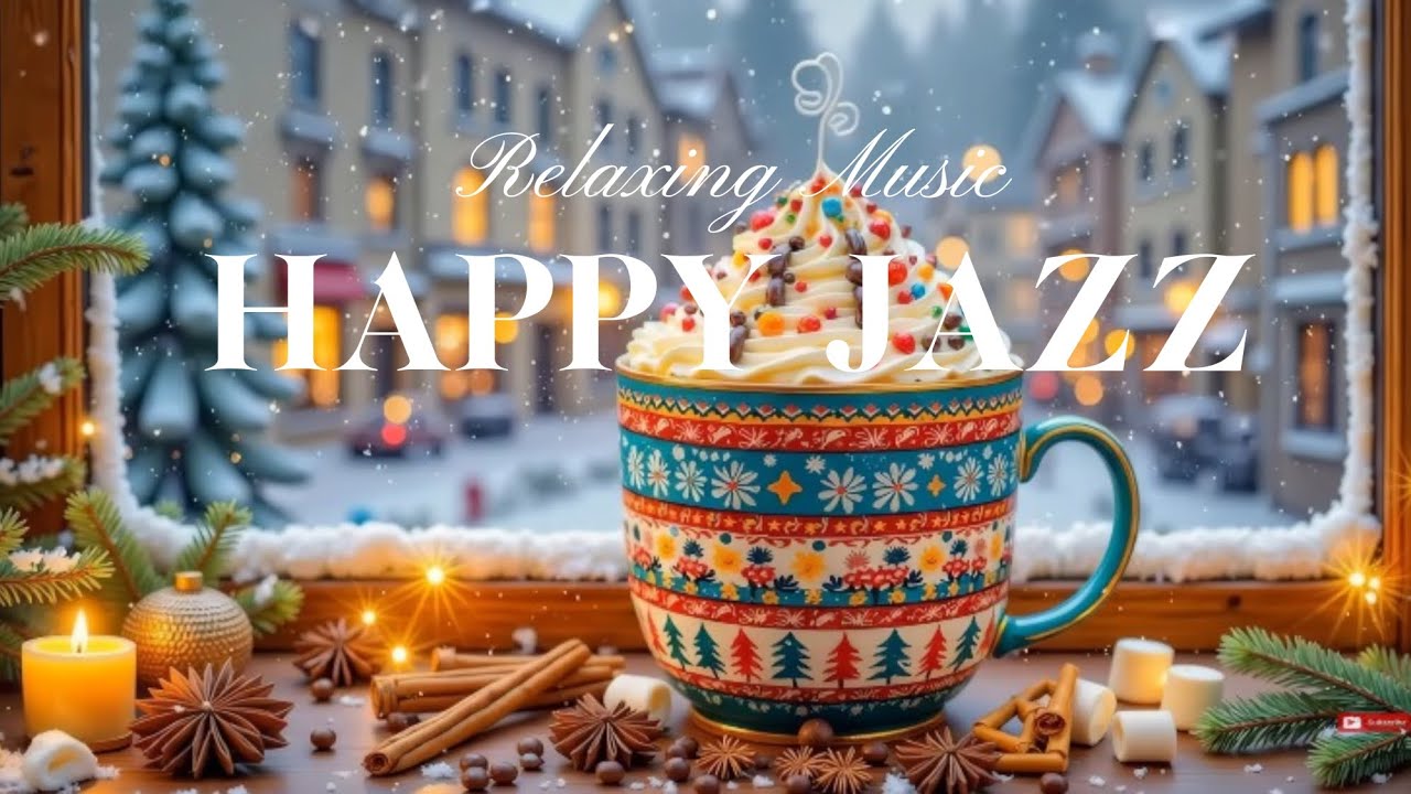 Happy January Jazz ☕ Feeling Relaxing Jazz Cafe Music & Bossa Nova Piano For Work, Study, Relax 