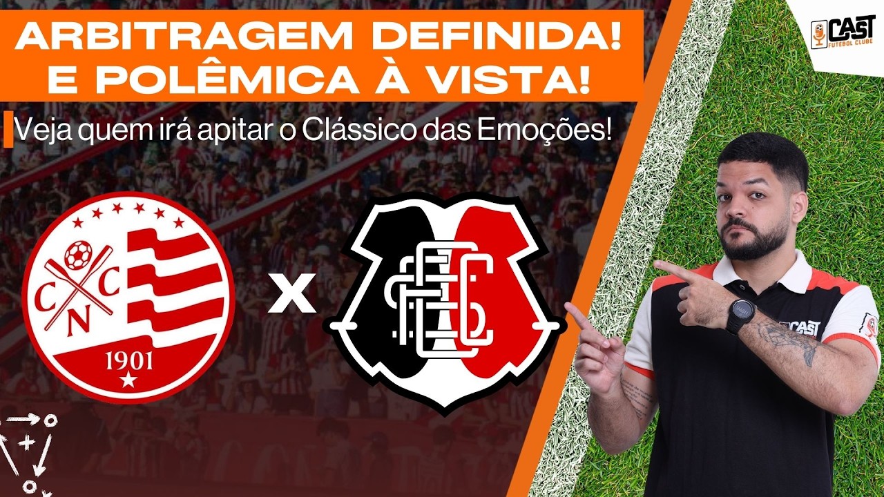SANTA CRUZ X NÁUTICO COM ARBITRAGEM FIFA! QUEM VAI PAGAR?