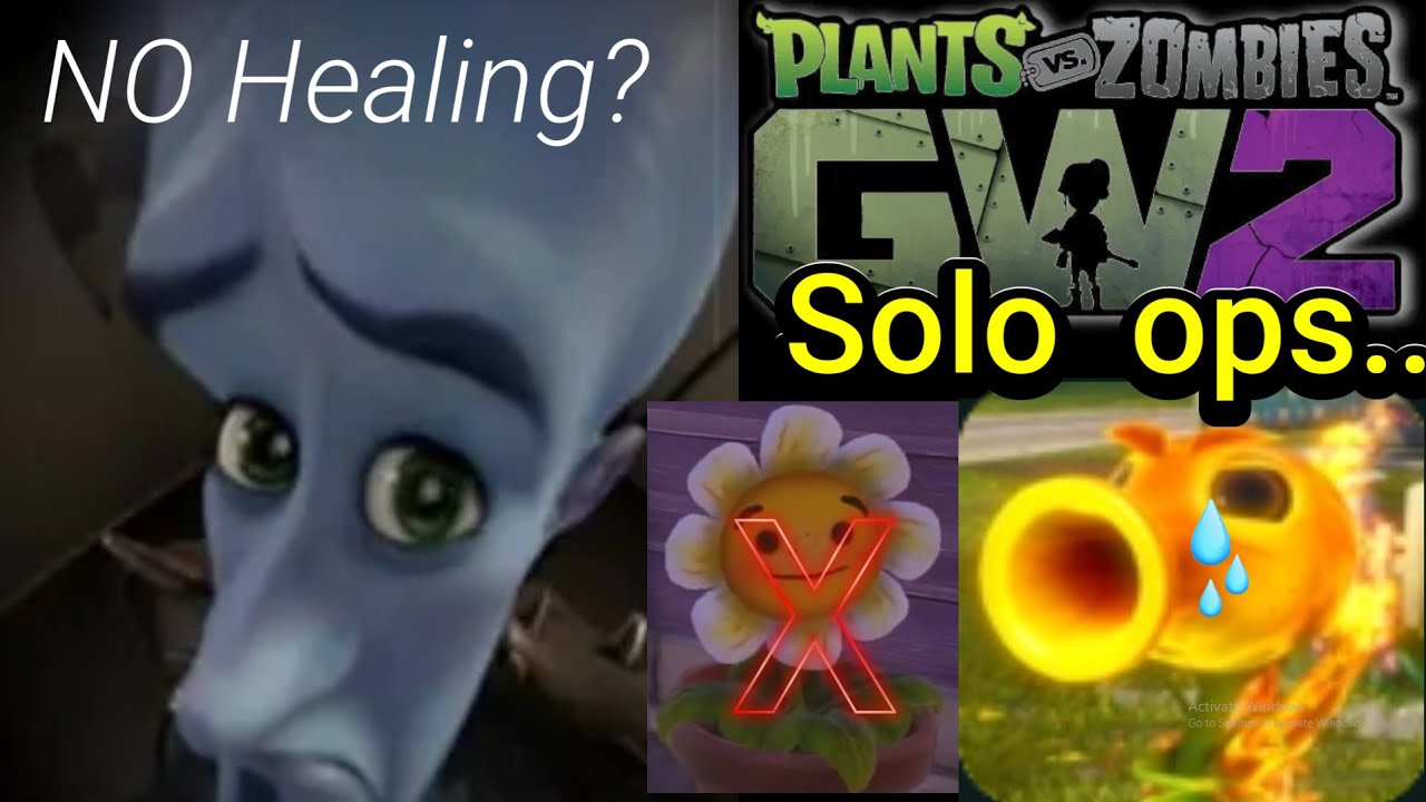 Is It POSSIBLE to BEAT Garden ops solo WITHOUT HEALING?