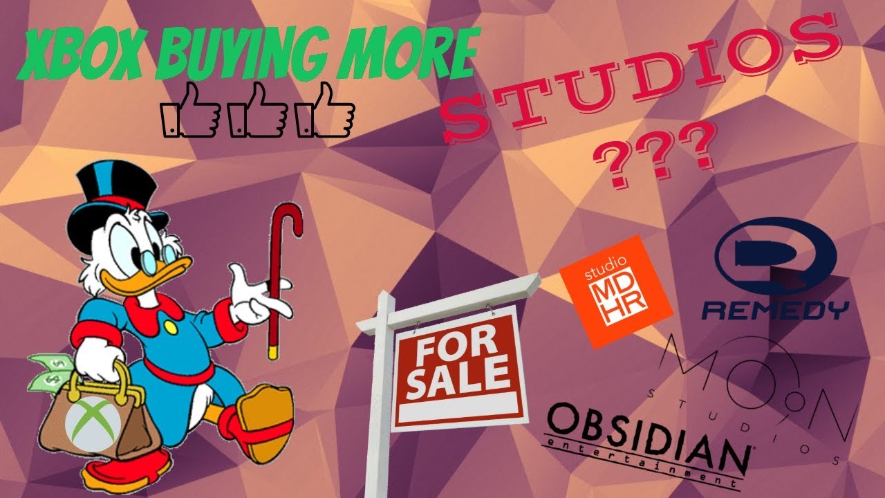 XBOX BUYING MORE STUDIOS !!!!!
