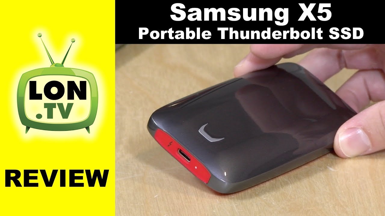 Samsung X5 Portable SSD Review - Thunderbolt 3 NVMe Performance Drive vs T5
