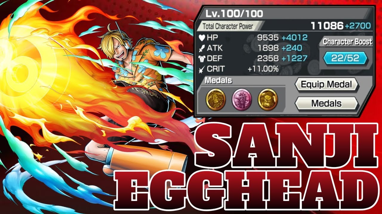 SANJI EGGHEAD GAMEPLAY | ONE PIECE BOUNTY RUSH | OPBR