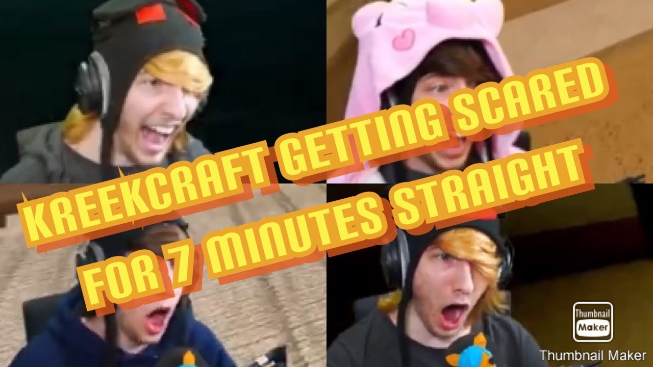 KreekCraft Getting Scared By Piggy For 7 Minutes Straight | ShadowFlash