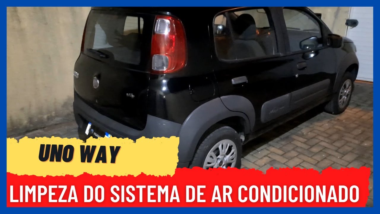 Limpeza do Ar condicionado da Uno Way #fiat #fiatuno #carros #façavocêmesmo